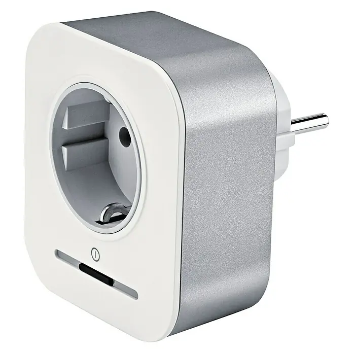 Bosch Smart Home Zwischenstecker - Reichweite Funk: > 100 m (Freifeld), 3.680 W - Linke Seitenansicht