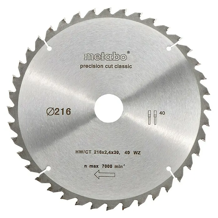 Metabo Kappzugsäge KGS 216 M - 1.500 W, Durchmesser Sägeblatt: 216 mm, 2. Sägeblatt