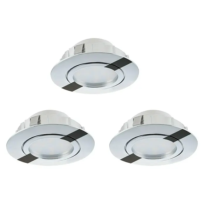 Tween Light Set ugradbenih LED svjetiljki - 18 W, 3 Kom., Topla bijela - Pogled odozdo