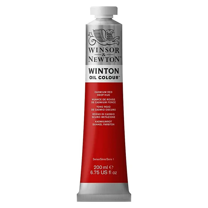 Winsor & Newton Winton Uljana boja - Tamna kadmij crvena, 200 ml, Tuba - Pogled sprijeda