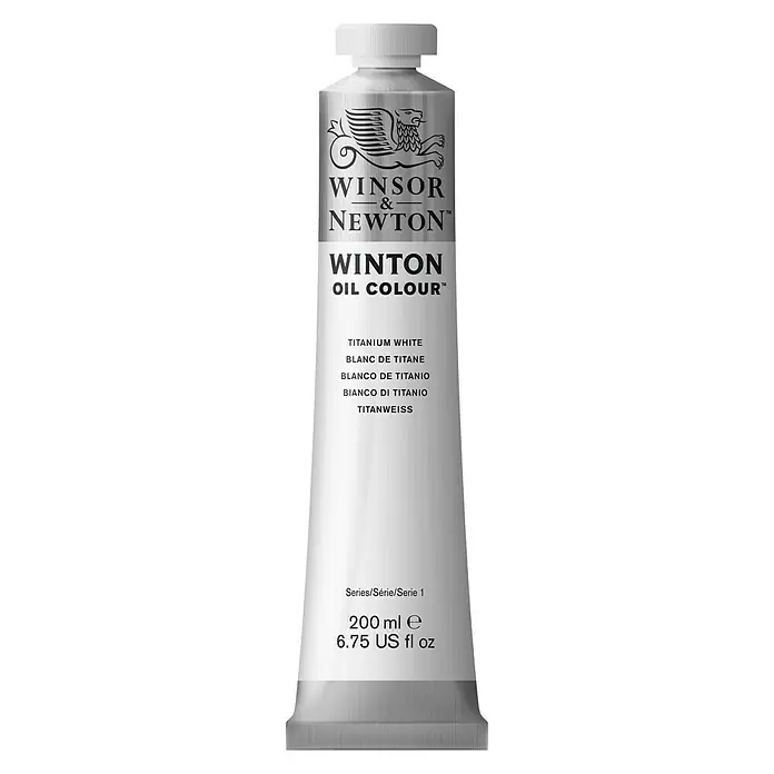 Winsor & Newton Winton Uljana boja - Titan bijelo, 200 ml, Tuba - Pogled sprijeda