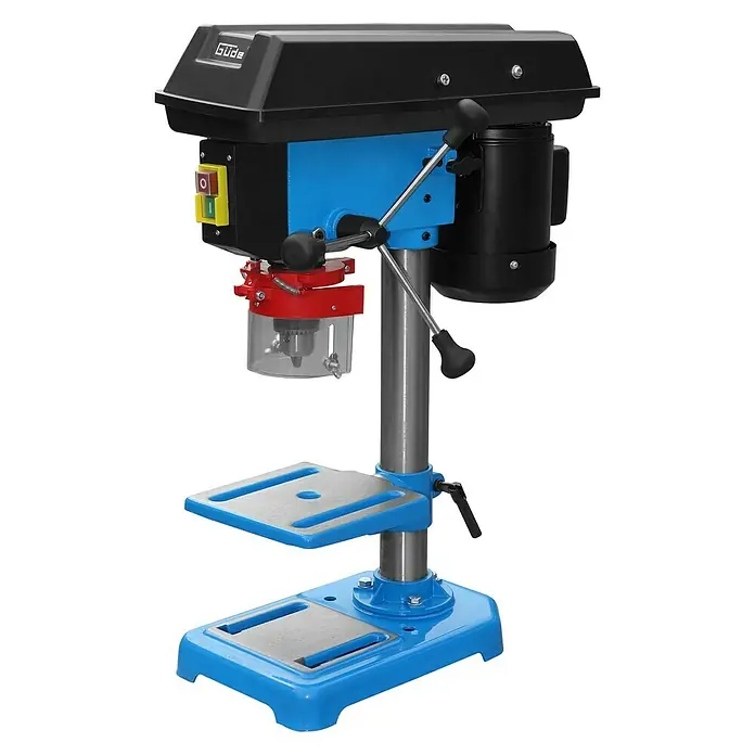 Güde Tischbohrmaschine GTB 13/355 - 350 W, Leerlaufdrehzahl: 580 U/min - 2.650 U/min, Spannweite Bohrfutter: 1,5 mm - 13 mm - Vorderansicht