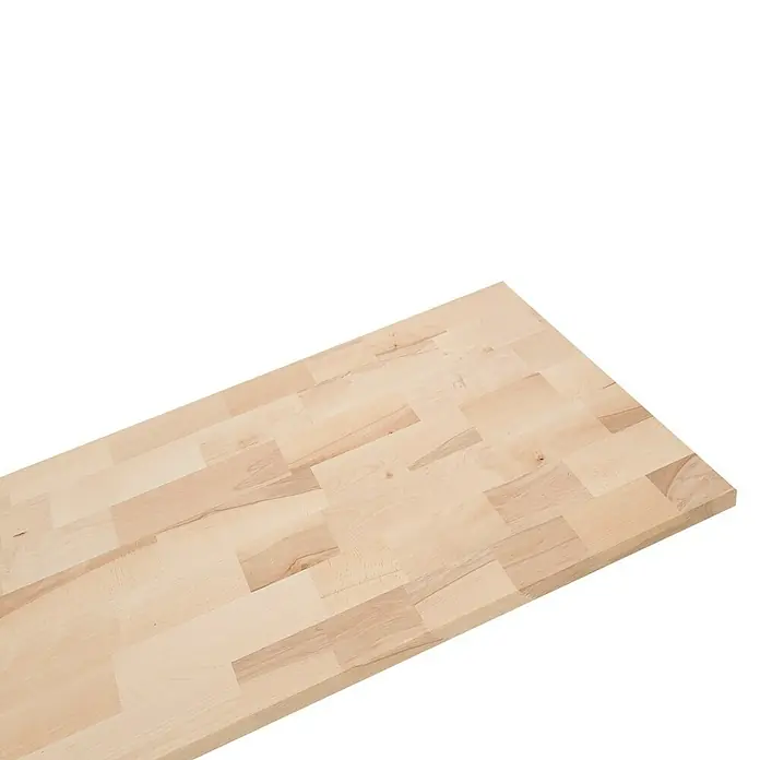 Encimera de madera maciza - Núcleo de haya, 260 x 63 x 2,7 cm