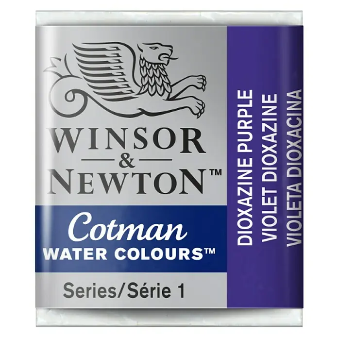Winsor & Newton Cotman Aquarelverf - Dioxazine Purple, Pot - Vooraanzicht