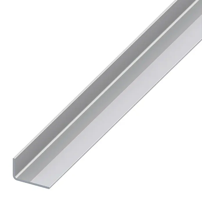 Kantoflex Rubni profil - 2.000 x 25 x 15 mm, Debljina: 1,5 mm, Plemeniti čelik - Pogled s lijeve strane