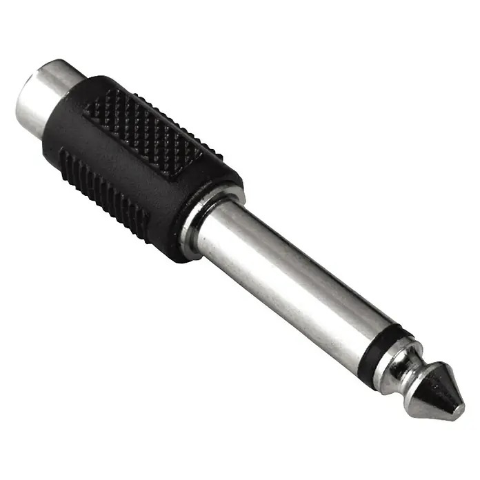 Hama Audio-Adapter - Klinkenstecker 6,3 mm, Cinch-Kupplung - Vorderansicht