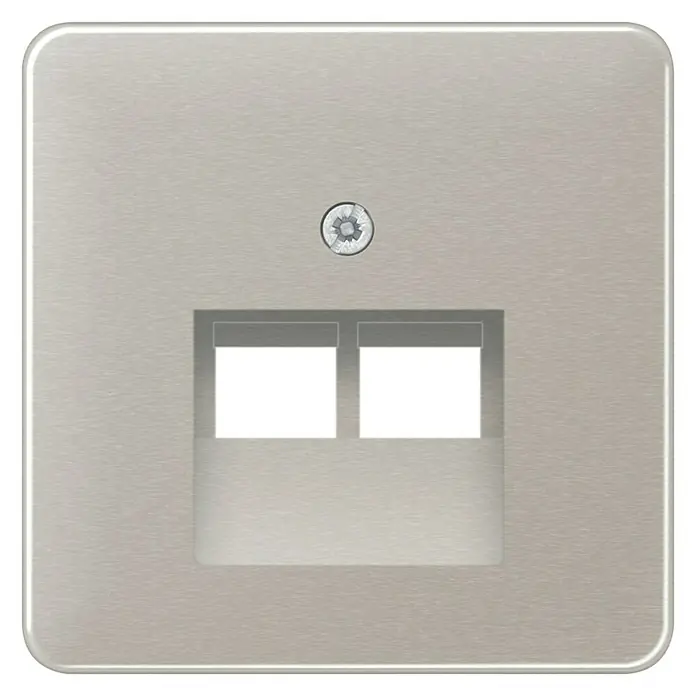 Jung CD 500 UAE-Abdeckung - Platin, Aluminium, IP20, Unterputz - Ansicht von oben