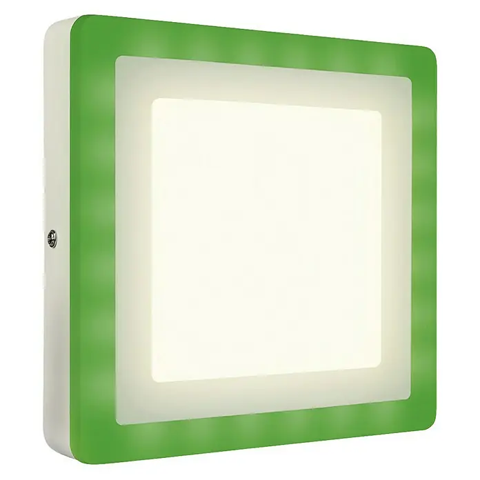 Ledvance LED-Wand- & Deckenleuchte Color & White - 19 W, L x B x H: 19,8 x 19,8 x 3,8 cm, Weiß, RGB