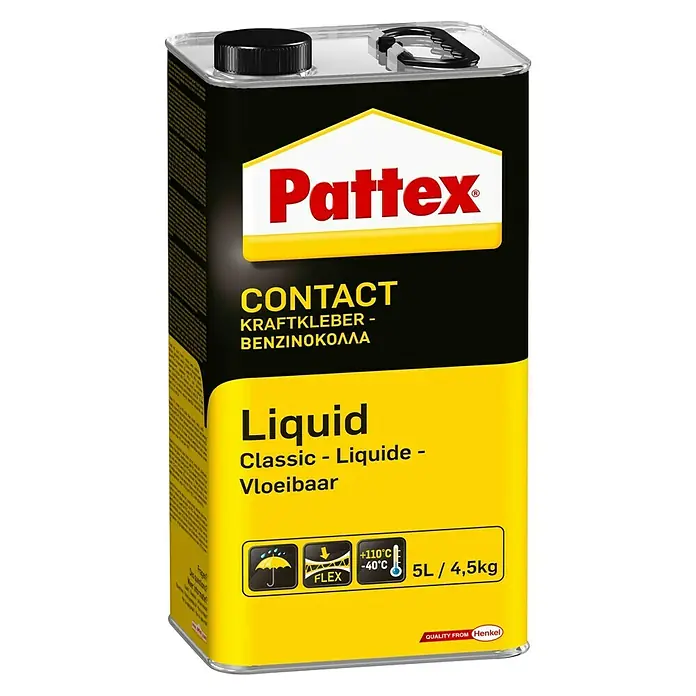 Pattex Kontakt Kraftkleber Classic - 4,5 kg, Dose - Vorderansicht