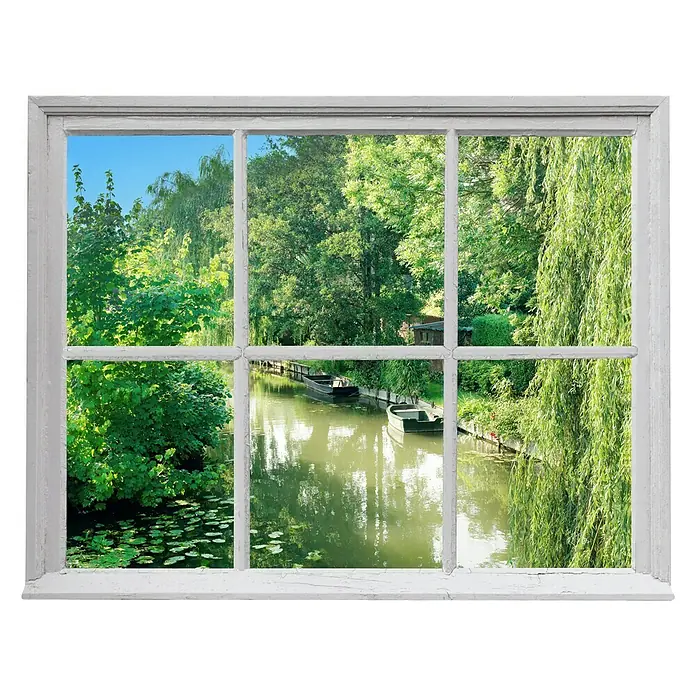 Vinilo forma ventana - Natural, 75 x 60 cm - Vista frontal