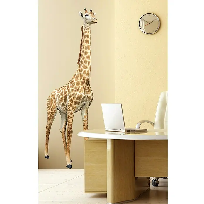 Wandtattoo XXXL - Giraffe, 57 x 175 cm - Stimmungsaufnahme