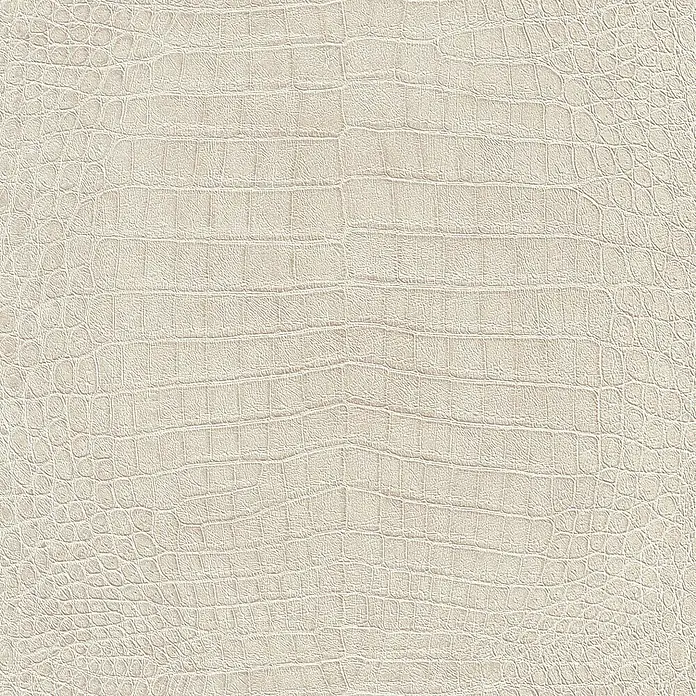 Rasch Mandalay Vliestapete Kroko - Beige, Tieroptik, 10,05 x 0,53 m - Vorderansicht