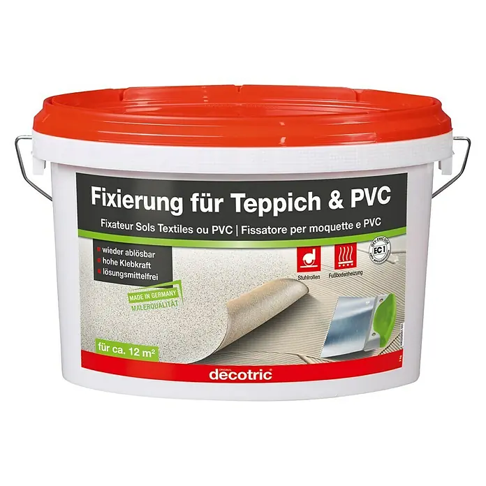 Decotric PVC- & Teppich-Fixierung - 3 kg, Gebrauchsfertig, Innen - Vorderansicht