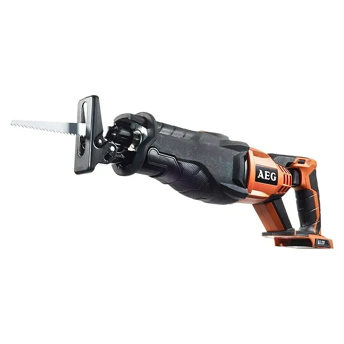 AEG Powertools Akku-Säbelsäge BUS 18-0 - 18 V, Li-Ionen, Ohne Akku, Leerlaufhubzahl: 0 - 3.100 Hübe/min - Vorderansicht