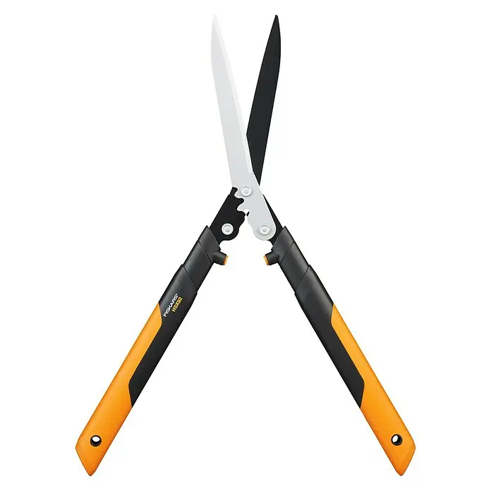 Fiskars Škare za živicu sa zupčastim prijenosom Powergear X HSX 92 - Duljina: 63 cm - Pogled sprijeda