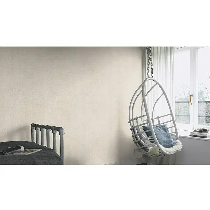 Rasch Mandalay Vliestapete Kroko - Beige, Tieroptik, 10,05 x 0,53 m - Stimmungsaufnahme