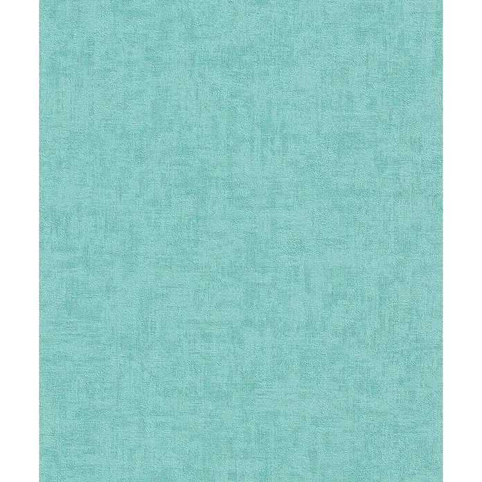 Rasch Vliestapete - Blau, Lebendige Struktur, Uni, 10,05 x 0,53 m - Vorderansicht