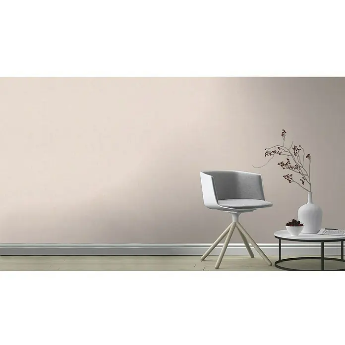 Rasch Vliestapete - Beige, Lebendige Struktur, Uni, 10,05 x 0,53 m - Stimmungsaufnahme