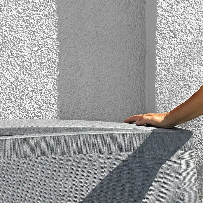 Regentonne Noblesse - 275 l, Granitfarben - Detailaufnahme
