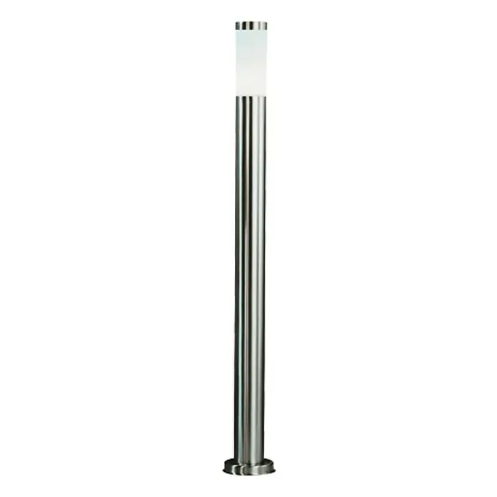 Globo Boston LED-Sockelleuchte - 8,5 W, 12,7 x 12,7 x 110 cm, Edelstahl, IP44