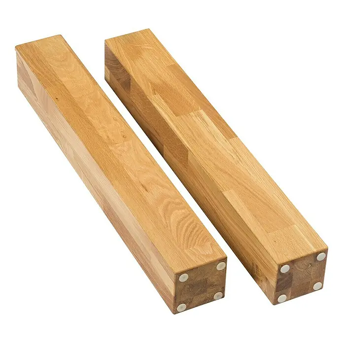 Exclusivholz Aspen Noge za stol - Hrast, Nauljeno, 20 x 8 cm, 2 Kom.