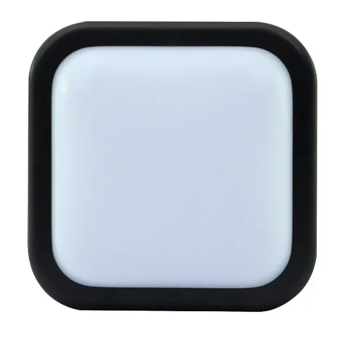 Ritter Leuchten Zidna LED svjetiljka - 14 W, D x Š x V: 197 x 197 x 95 mm, Crne boje, Bijele boje dnevnog svjetla - Pogled sprijeda