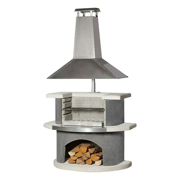 Buschbeck Grillkamin Zürich - Hauptgrillfläche: 54 x 34 cm