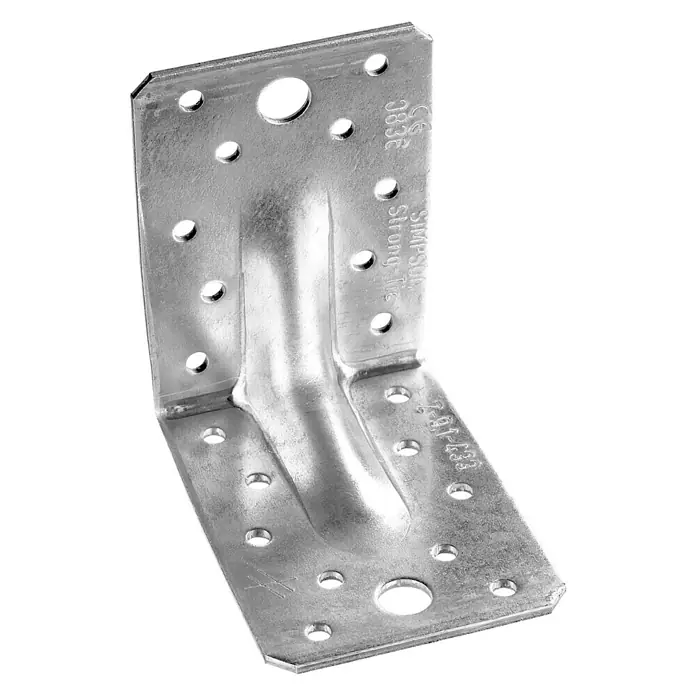 Simpson Strong-Tie Winkelverbinder ABR-S - 90 x 65 x 90 mm, Edelstahl, Gleichschenklig - Rechte Seitenansicht