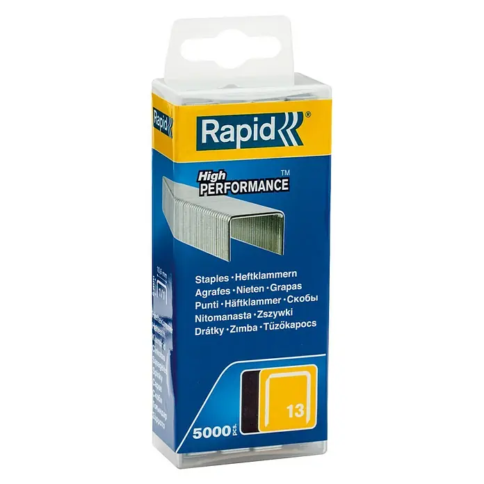Rapid Dundraadnieten Type 13 - Lengte: 6 mm, Rugbreedte: 10,6 mm, 5.000 st. - Zijaanzicht links
