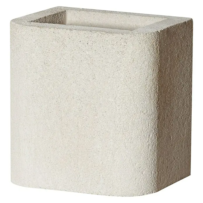 Buschbeck Kaminaufsatz Standard - 32 x 26 x 34 cm, Weiß - Vorderansicht