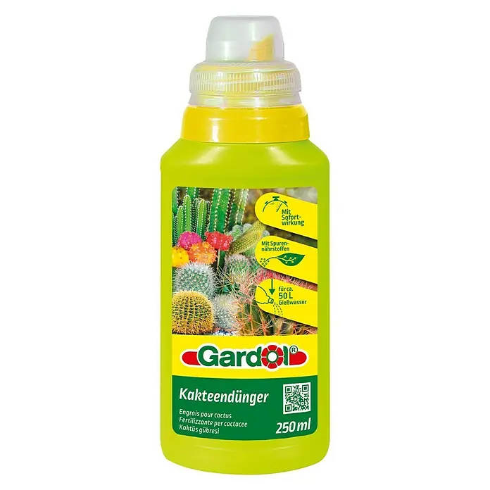Gardol Kakteendünger - 250 ml, Inhalt ausreichend für ca.: 50 l Gießwasser - Vorderansicht