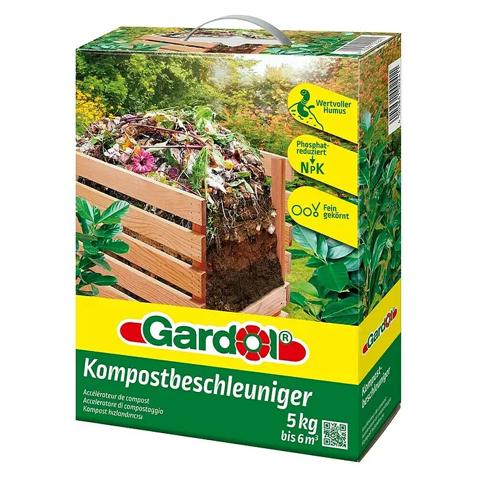 Gardol Kompostbeschleuniger - 5 kg, Inhalt ausreichend für ca.: 6 m³ - Linke Seitenansicht