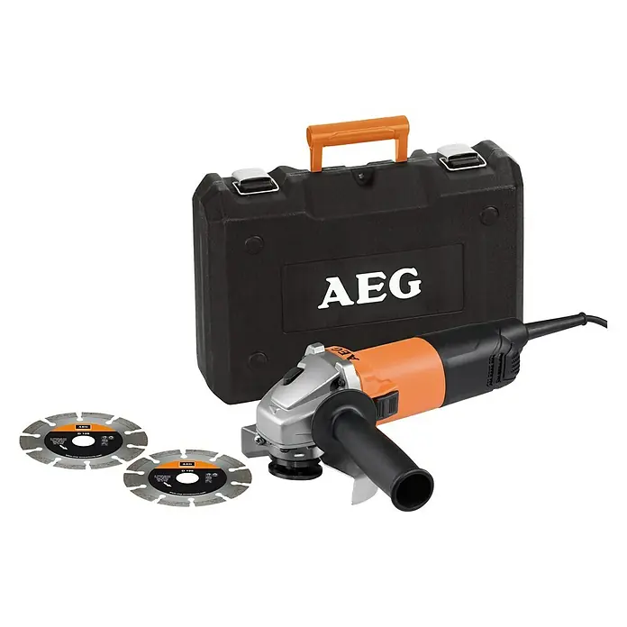 AEG Powertools Winkelschleifer-Set WS 8-125 S - 800 W, 125 mm