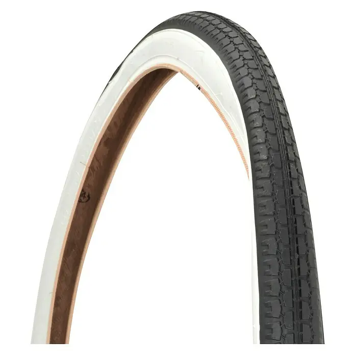Fischer Vanjska guma za bicikl - Otpornost na pucanje, Crno-bijele boje, Prikladno za: Ulica, 26 inča x 1,75 x 2 - Pogled sprijeda