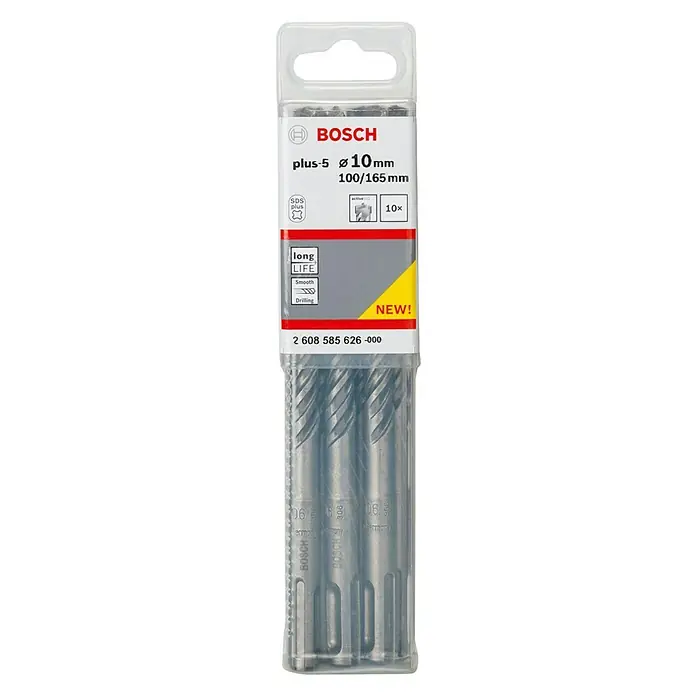 Bosch Svrdlo za beton SDS-Plus - 10 mm, 165 mm, 10 Kom. - Pogled sprijeda