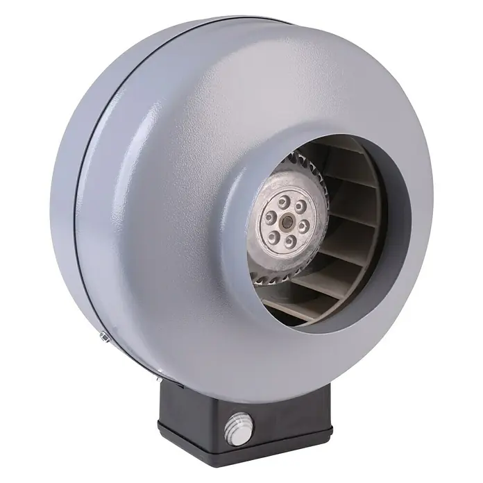 Air-Circle Rohrradialventilator - Durchmesser: 150 mm, Max. Luftleistung: 530 m³/h, Verzinkt - Vorderansicht