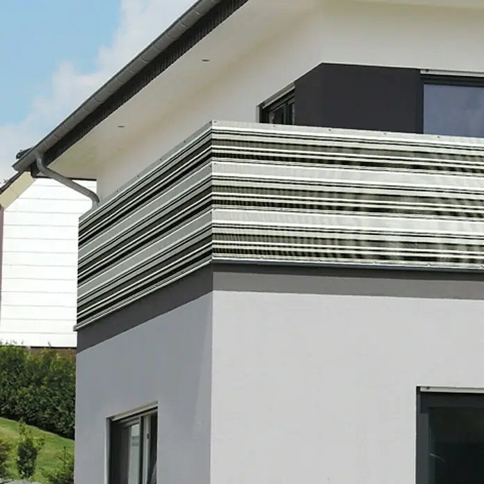 Gardol Zaštita od pogleda - 300 x 90 cm, Antracit, Sive boje, Prugasto - Proizvod u upotrebi