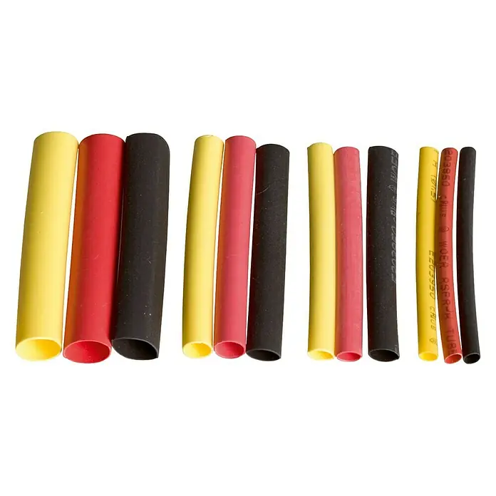 Rapid Set termoskupljajućih bužira - Promjer: 3 mm - 12 mm, 36 -dij. - Pogled sprijeda