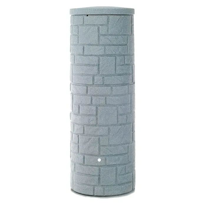 Regentonne Arcado - 360 l, Granitfarben - Vorderansicht