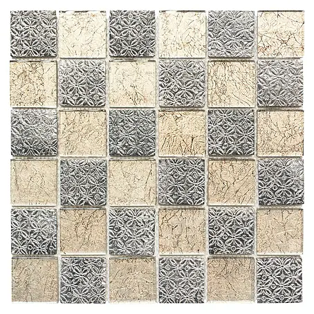 Mosaikfliese Quadrat Crystal Mix XCM 8OP4