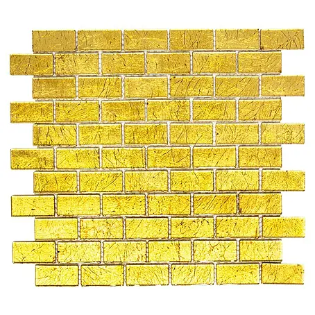 Mosaikfliese Uni Gold CM 4GO30