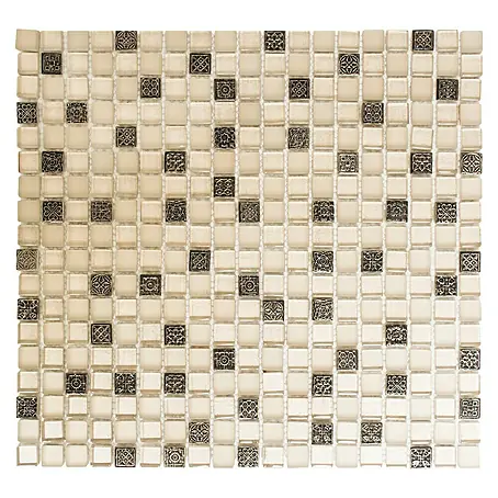 Mosaikfliese Quadrat Crystal Mix XCM M950