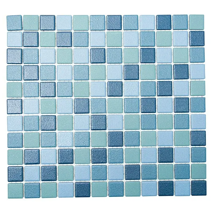 Mosaikfliese Mix JT AT 251 - 32,6 x 30 cm, Blau, Matt