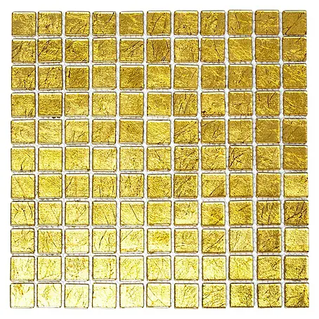 Mosaikfliese Quadrat Crystal Uni XCM 8GO15