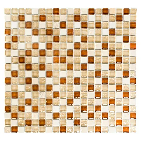 Mosaikfliese Quadrat Crystal Mix XCM M820