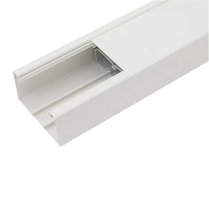 Kabelski kanal - 2 m x 110 mm x 60 mm, Bijele boje