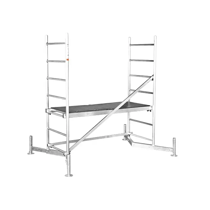 Krause ClimTec Bazna skela - Radna visina: 3 m, Opteretivost stajaćeg dijela: 180 kg, Dimenzija stajaćeg dijela: 0,9 m² - Proizvod u upotrebi