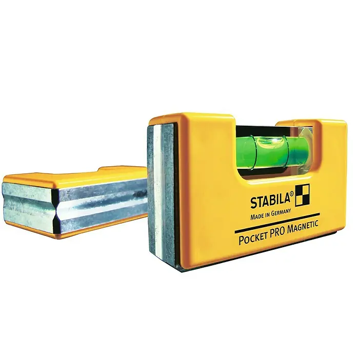 Stabila Wasserwaage Pocket Pro Magnetic - Magnet, Anzahl Libellen: 1 Stk.
