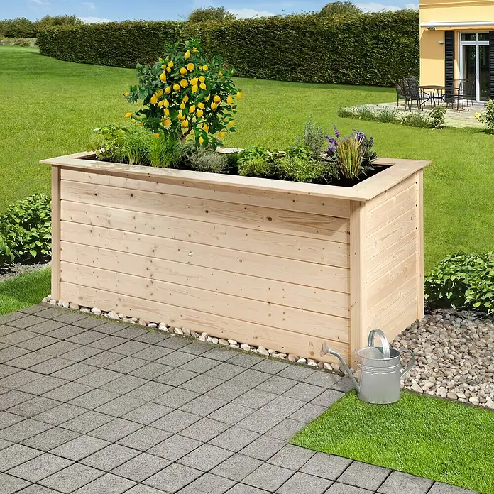 Weka Profi-Hochbeet 669 C - 205 x 80 x 81 cm, Fichte, Natur