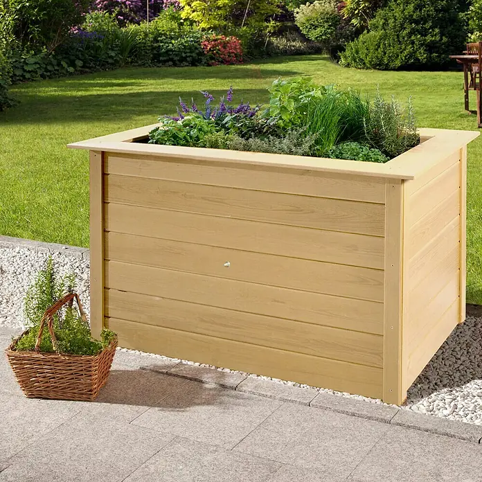 Weka Profi-Hochbeet 669 A - 120 x 79 x 81 cm, Fichte, Unbehandelt